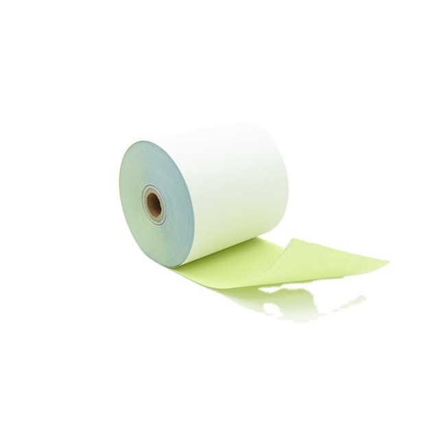 NCR Paper 1/2/3/4/5 ply Copy Paper Carbonless Paper in Roll Custom size 76mm X 70mm White/Yellow/Pink Chemical Paper 57mm X 70mm