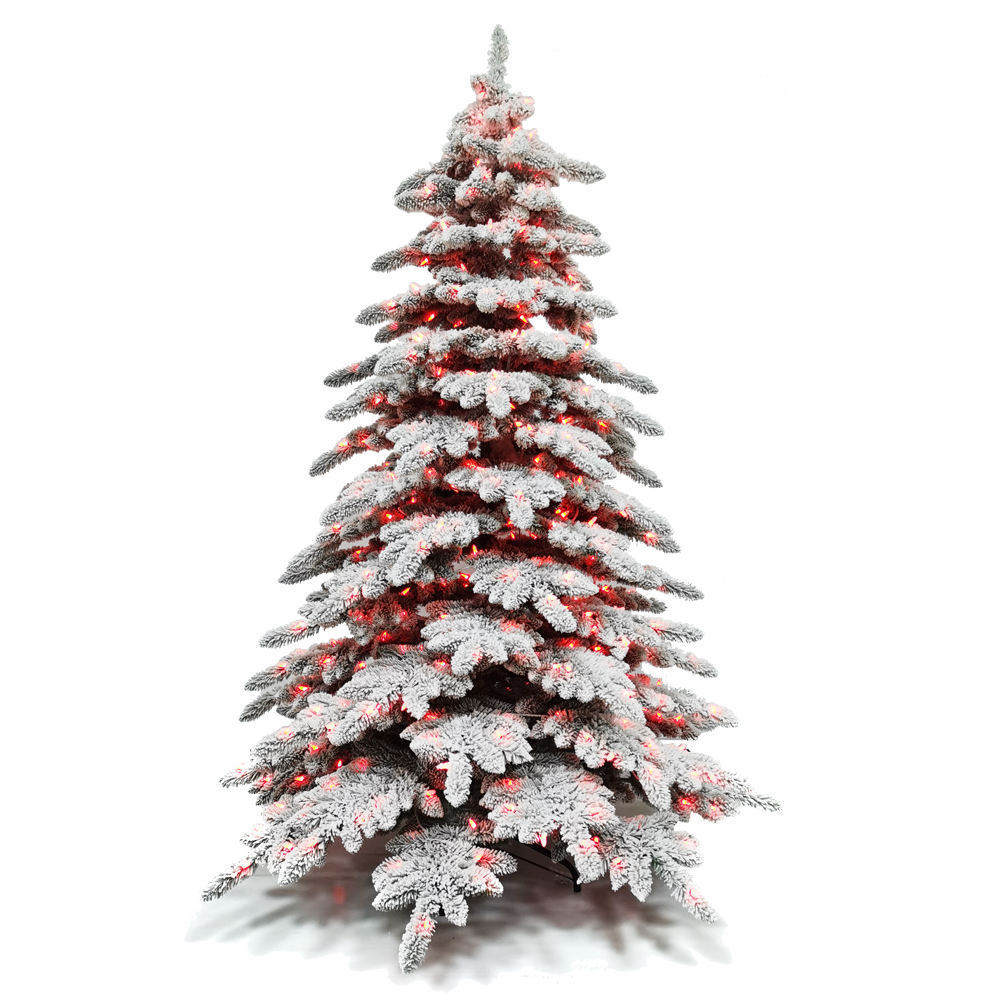 2023 New High Quality Artificial Flocked Christmas Tree Flocked Christmas Tree with Stand