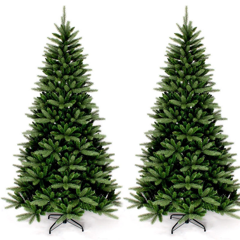 Factory Wholesale Outdoor Christmas Trees 6FT 7FT PVC&PE Mixed High Quality Large Christmas Tree Decoration