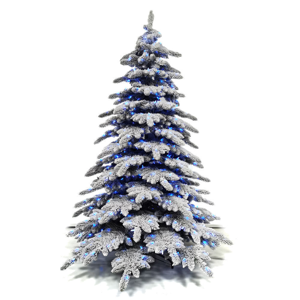 2023 New High Quality Artificial Flocked Christmas Tree Flocked Christmas Tree with Stand