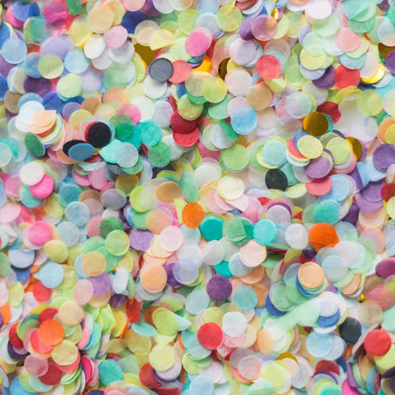 Colorful Confetti Balloons Bobo Ball Filler Wedding Hand Throwing Confetti