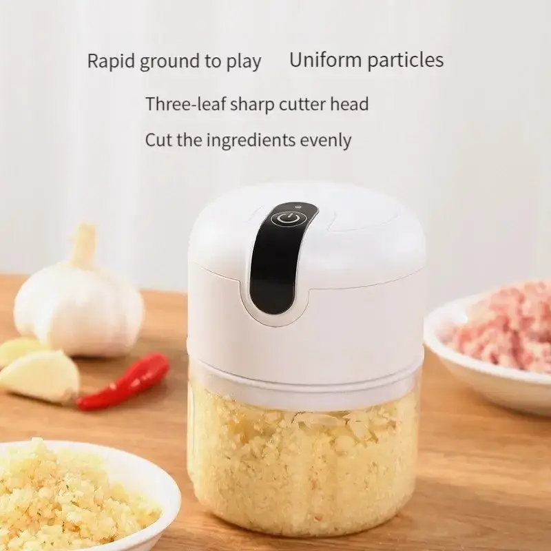 Manufacturer Wholesale Kitchen Tool Electric Garlic Chopper Electric Vegetable Crusher