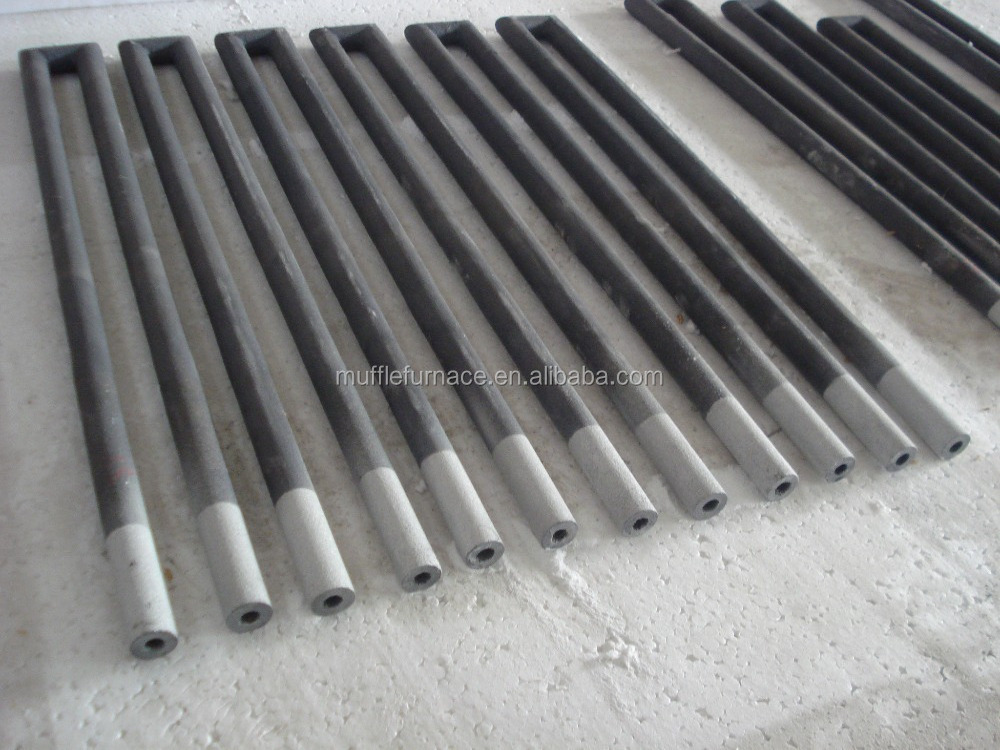 1400C 1500C U W Dumbbell Type Silicon Carbide Rod SiC Heating Elements, SiC Heater Rod