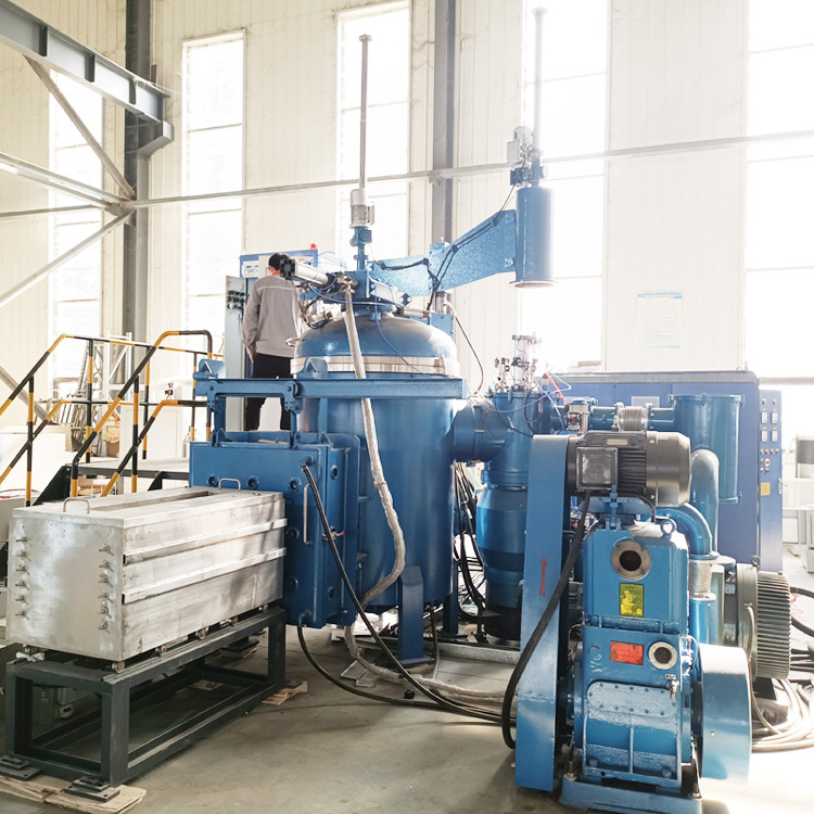 50kg Metal  Aluminum Copper Vacuum Induction Melting Furnace