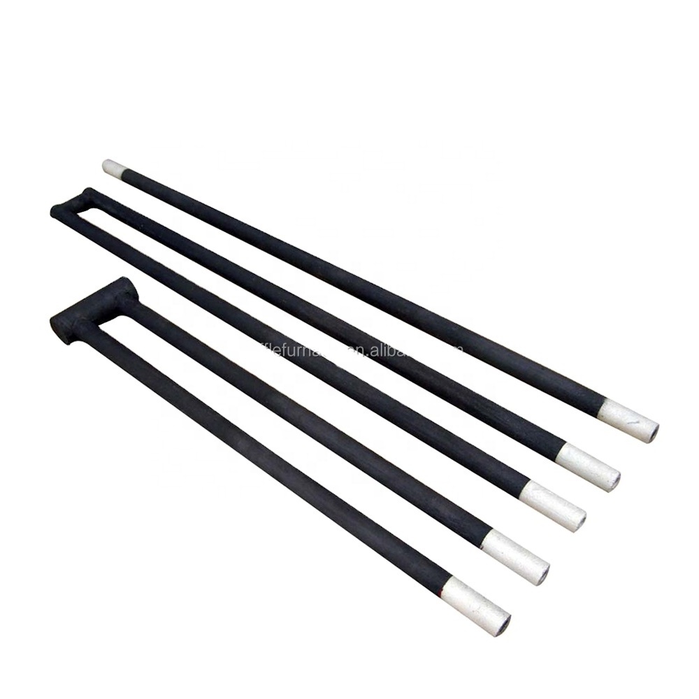 1400C 1500C U W Dumbbell Type Silicon Carbide Rod SiC Heating Elements, SiC Heater Rod