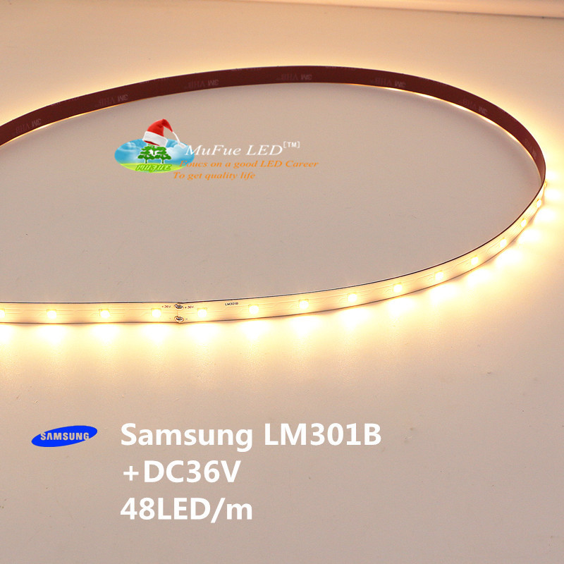 samsung LM301B smd3030 led strip 48LED 36volt without no resistor