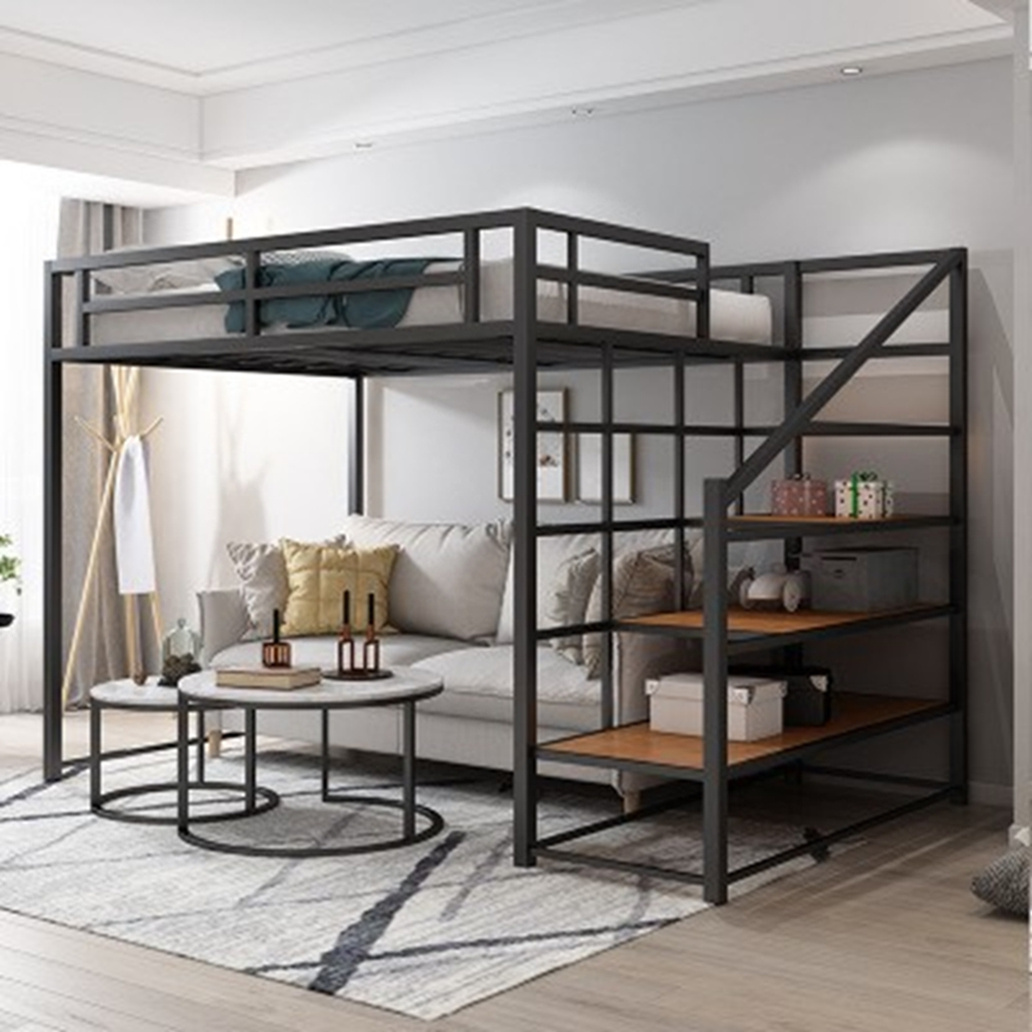 Apartment Loft Bunk Bed Storage Queen Size Loft Bed With Stairs Australia