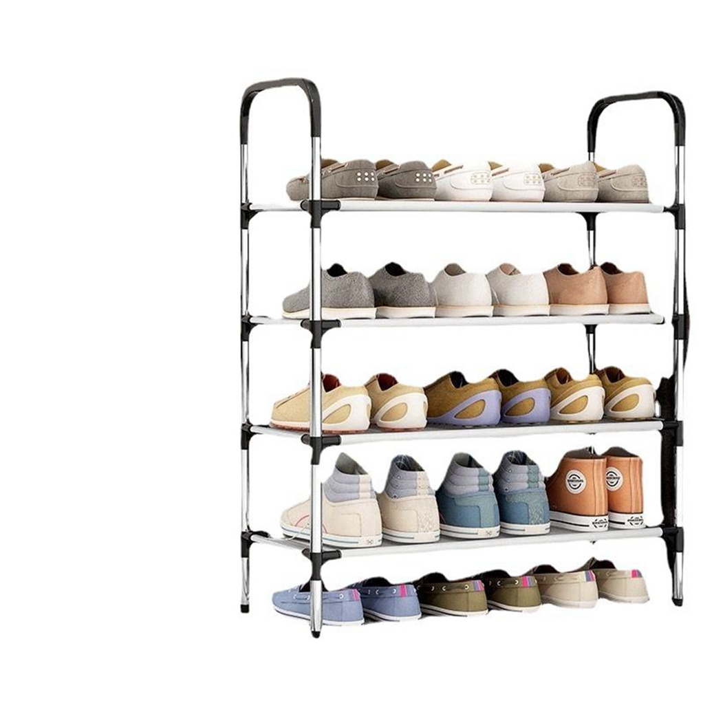 Wholesale Easy To Assemble Portable Stainless Steel Shoes Display Shelf