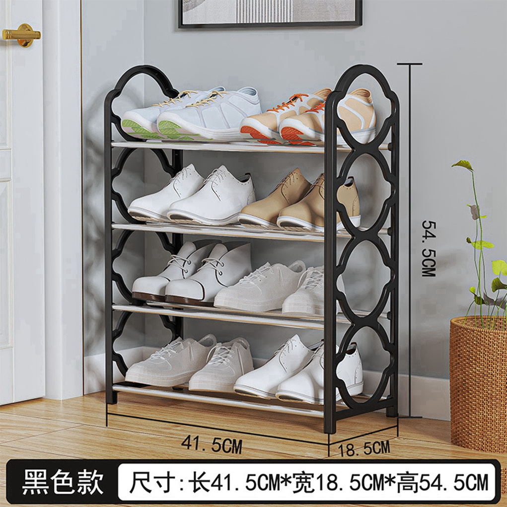 New Design Metal Rustic Shoe Rack With Seating Cushion N Shoe Rack For Home Entrance Modern Shoe Long Rack Cabinet