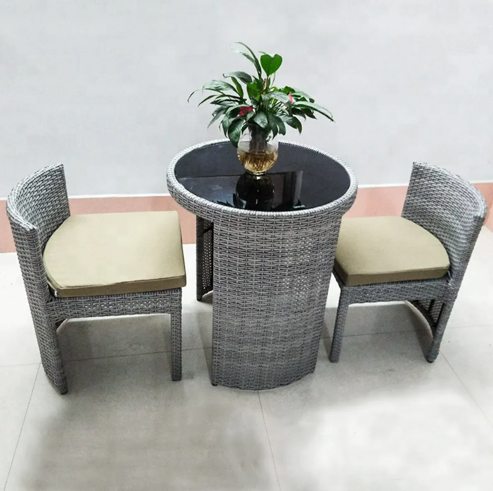 Surprise Price Contemporary Patio Coffee Table Set Wood Outdoor Foldable Coffee Chairs And Table Set Outdoor Marble