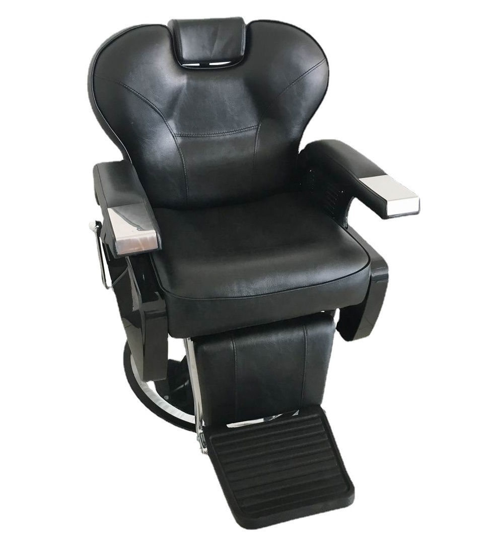 Good Selling Blue Barber Chair Spare Parts Blue White Barber Chairs Hotel Second Hand Barber Chair