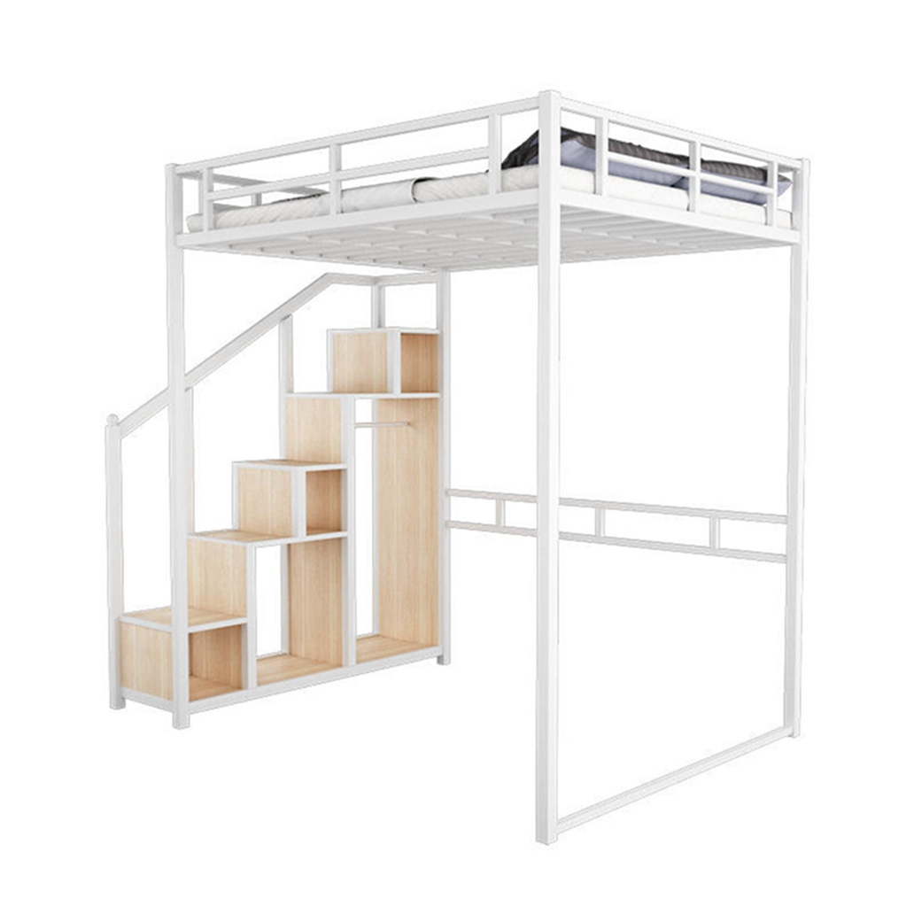 Hotel Hostel Use Metal Bunk Bed Frame Steel Double Decker Metal Loft Bunk Bed Modern Metal Loft Bunk Bed With Storage