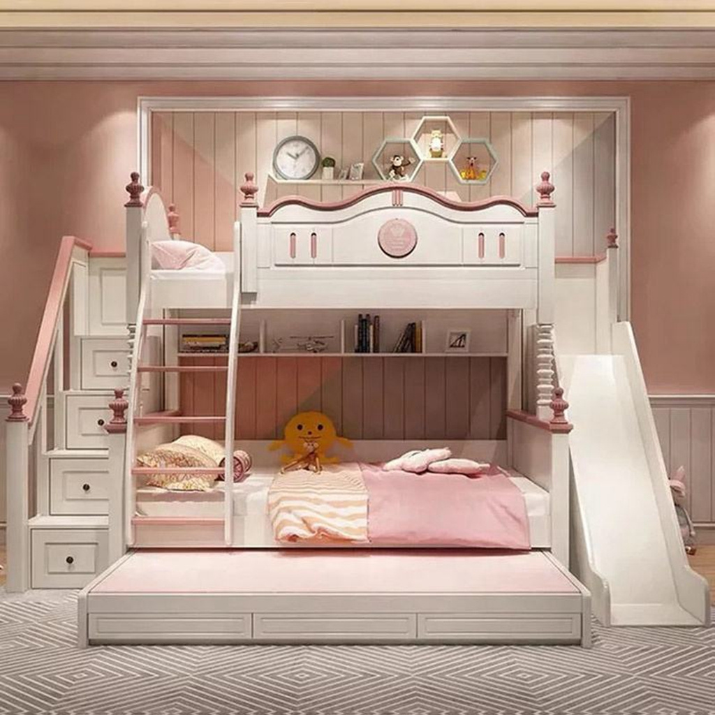 Sale Villa Kids Twin' Beds Boy Pink Kids' Beds Camas Para Ninas Hello Kitty Blue Kids' Beds For A Girl