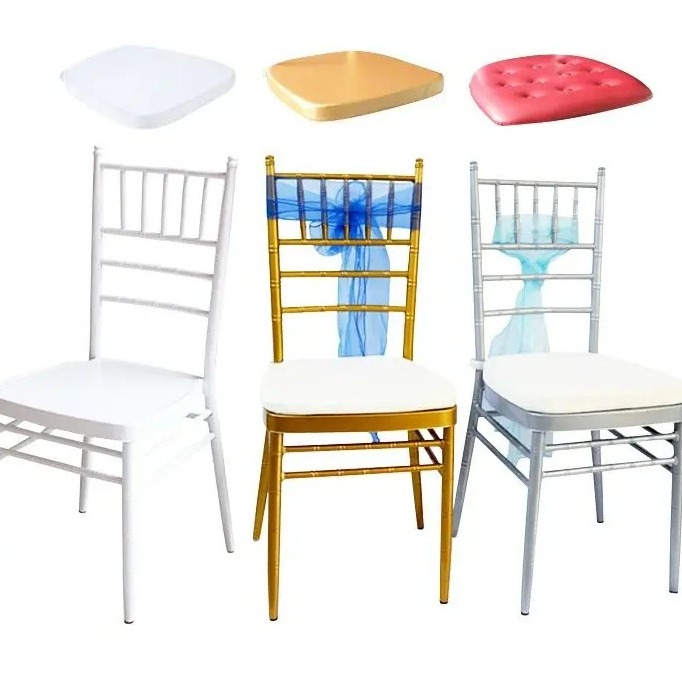 Hotel Seat Wedding Decor  chairs White Decorations Gold Chiavari Chair