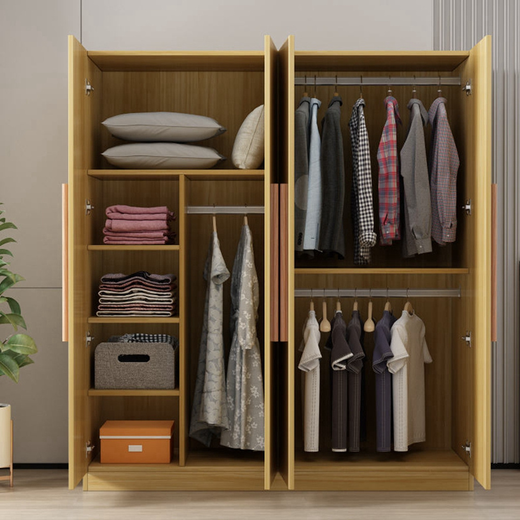 A Classic Touch: Wooden Wardrobe Cabinet for a Stylish Bedroom Armoire