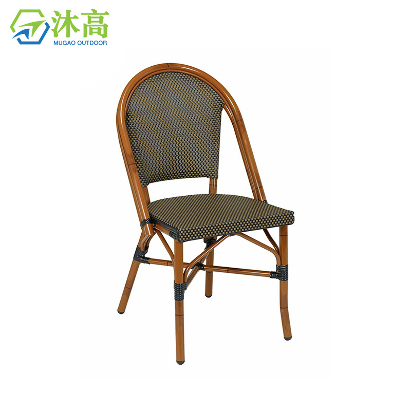 Rattan chair dining set white outdoor furniture sets french rattan bistro bamboo chair and table set