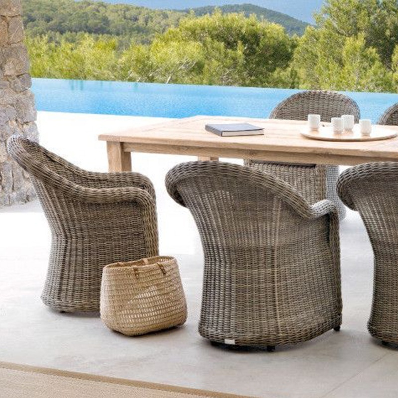 out door furniture 5 piece rattan dining room garden outdoor patio furniture 4 seater dining table sets for restaurant