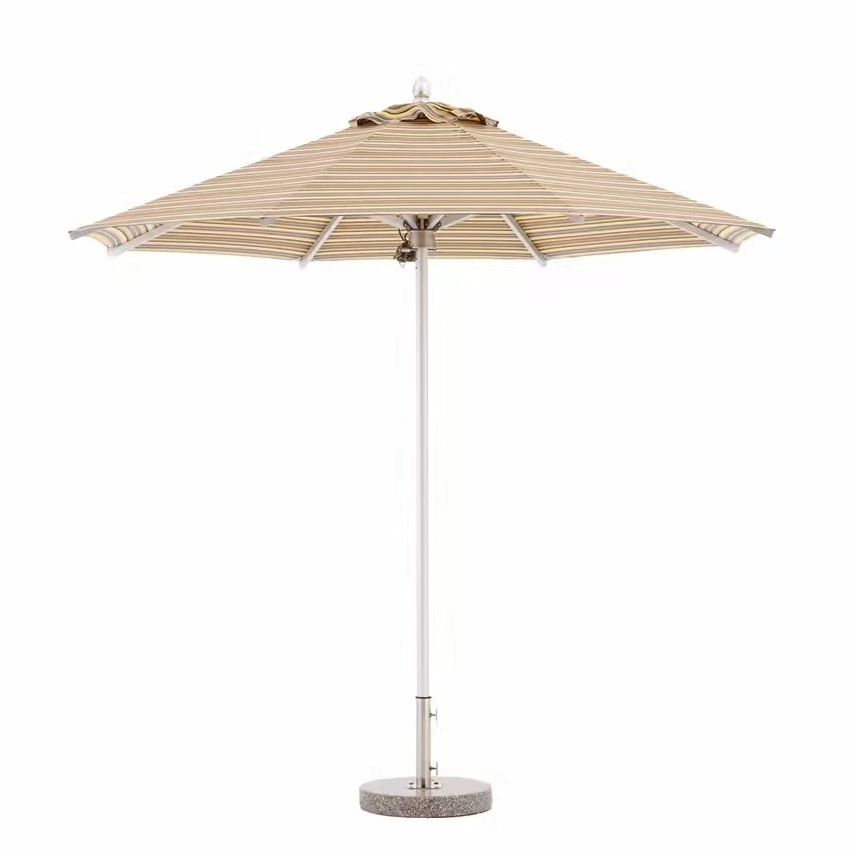 Cantilever restaurant automatic patio outdoor furniture umbrella Luxury Garden Wooden Pole Beach Outdoor Sunshade Umbrella