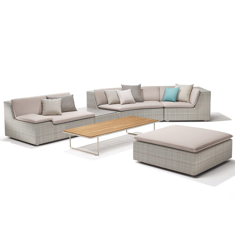 Sofa set furniture meble ogrodowe garden furniture curved outdoor setting luxury hotel patio outdoor furniture