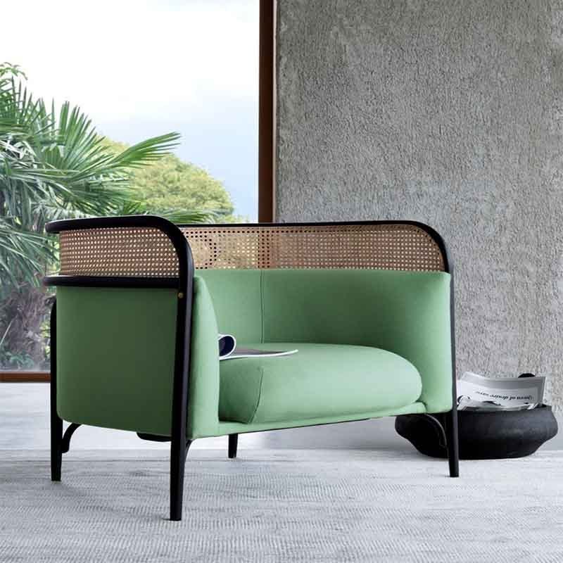 Modern New Velvet Fabric Upholstered Arm Chairs Luxury Living Room Furniture Lobby Leisure Lounge Chairs For Living Room