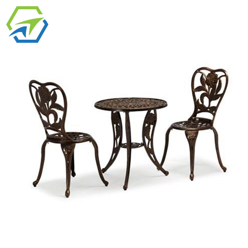 Outdoor Patio Furniture cast aluminum 3pc Bistro Set