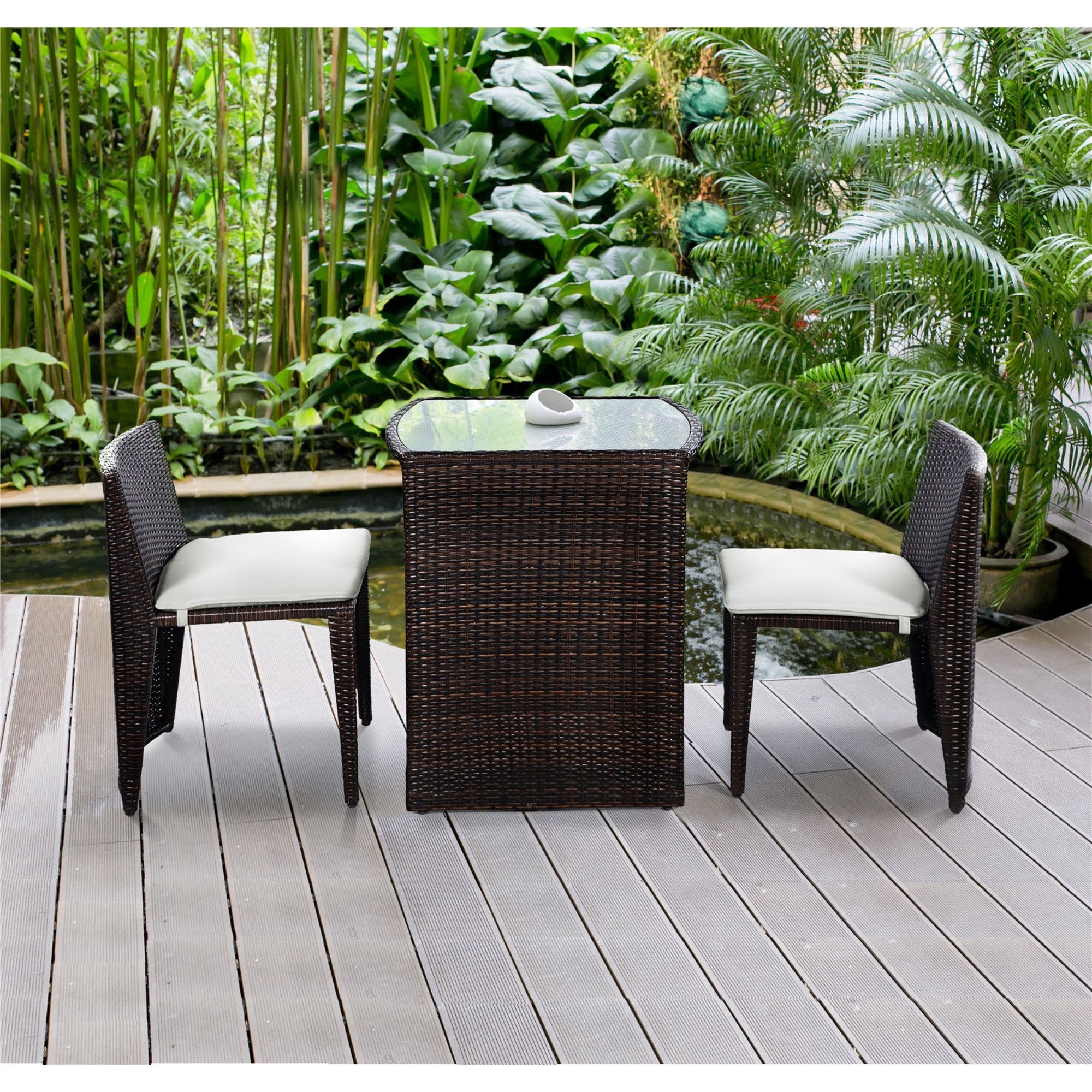 Unique design Modern Waterproof Outdoor Garden patio Furniture Rattan Coffee table chairs garden sets