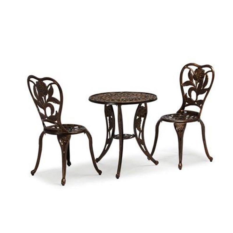 Outdoor Patio Furniture cast aluminum 3pc Bistro Set