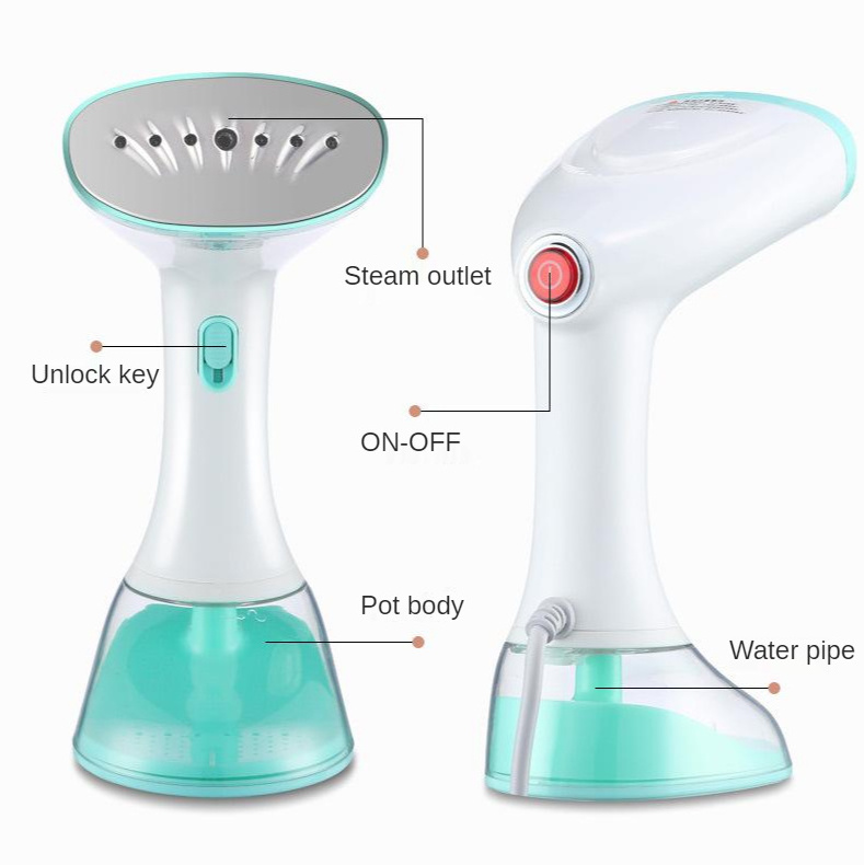 Large Detachable Water Tank Factory Wholesale OEM Portable Handheld Garment Fabric Wrinkles Remover Steamer for Clothes