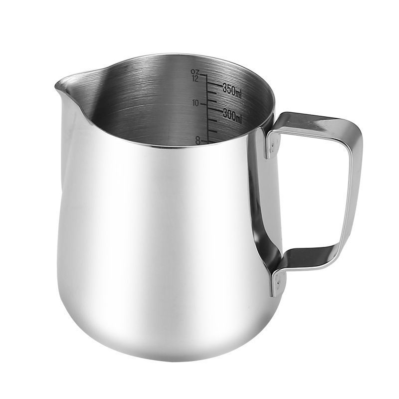 High quality 304 stainless steel 350ml 600ml 1000ml Art Barista Steam Coffee Cappuccino Latte cup Milk Frothing Pitcher