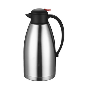 2L Tea Water Coffee Milk Pot Jug Kettle Dispenser 68Oz Stainless Steel Thermal Coffee Carafe Double Walled Vacuum Flask