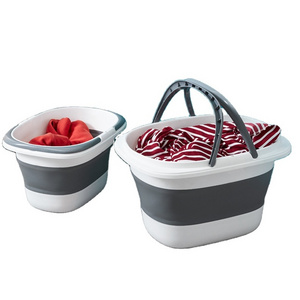 Collapsible Foldable Storage Plastic folding Laundry Basket Large capacity for Kid Adult Dirty clothes with handle