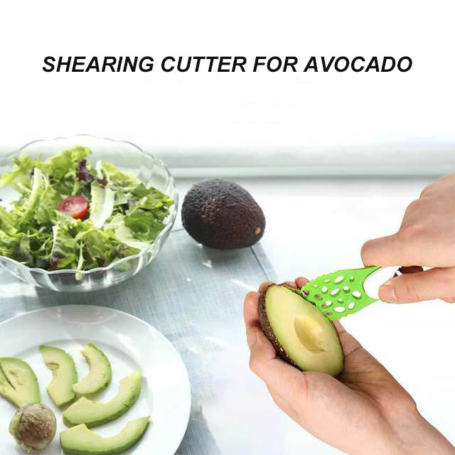 New Creative 5-in-1 Kitchen Multi-function Foldable Fruit Avocado Peeler Scraper Pitter Cutter Tool Avocado Slicer