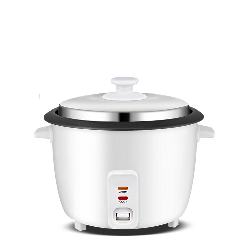 Hot sale nonstick removable inner pot 2L portable travel electric One Touch white soup Rice Cooker with Measuring Cup