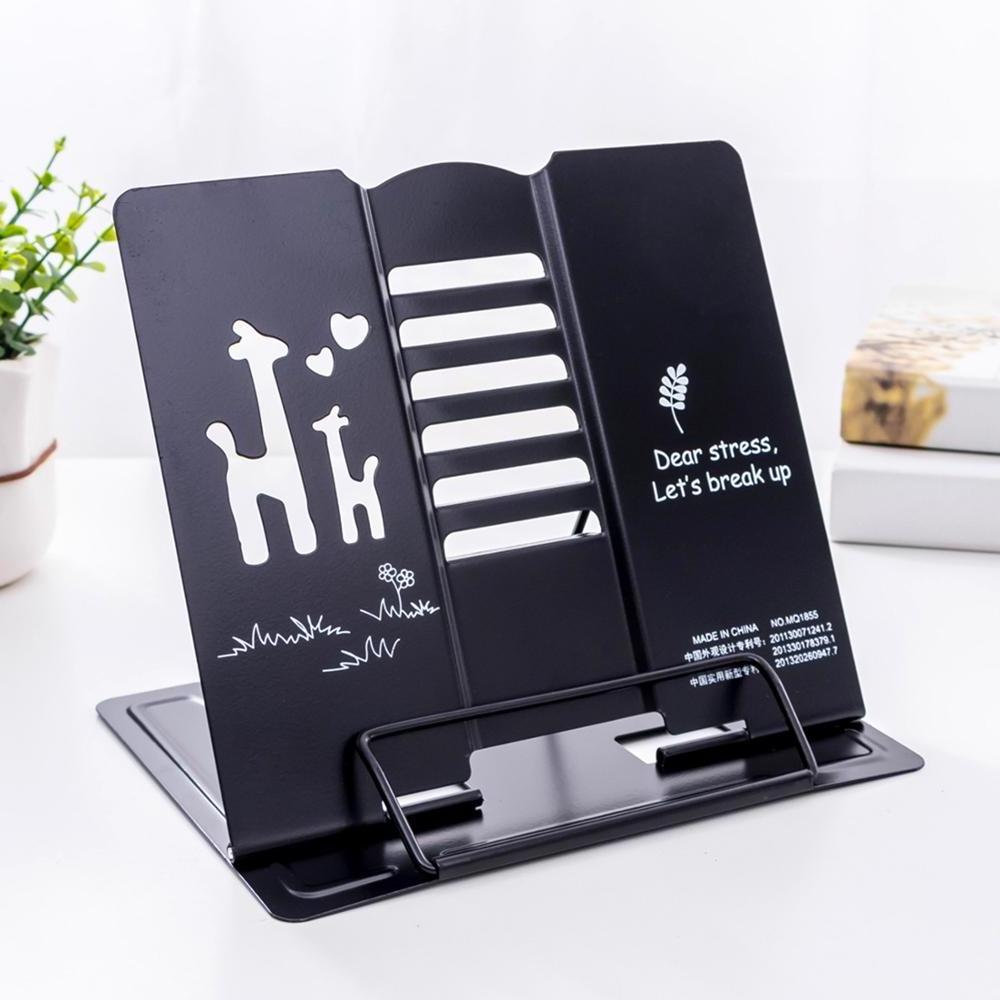 High quality reading shelf protect eyesight heavy duty metal book stand