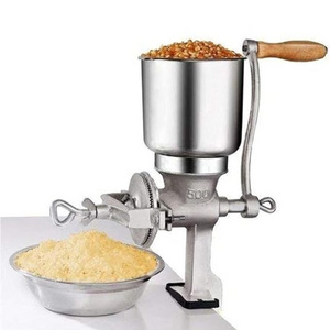 Factory Wholesale Table Clamp Manual Corn Grain Grinder Cast Iron Hand Crank Grain Mill for Grinding Nut Spice Wheat Coffee