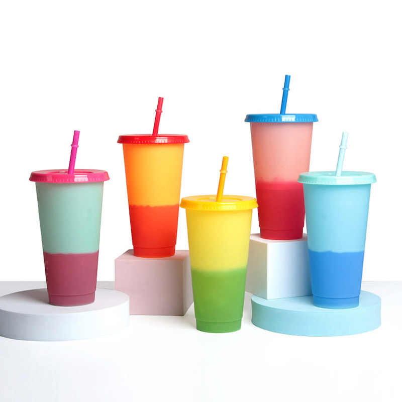 Novelty tall unique manufacturers reusable pp coffee custom bubble tea plastic cups for drinking