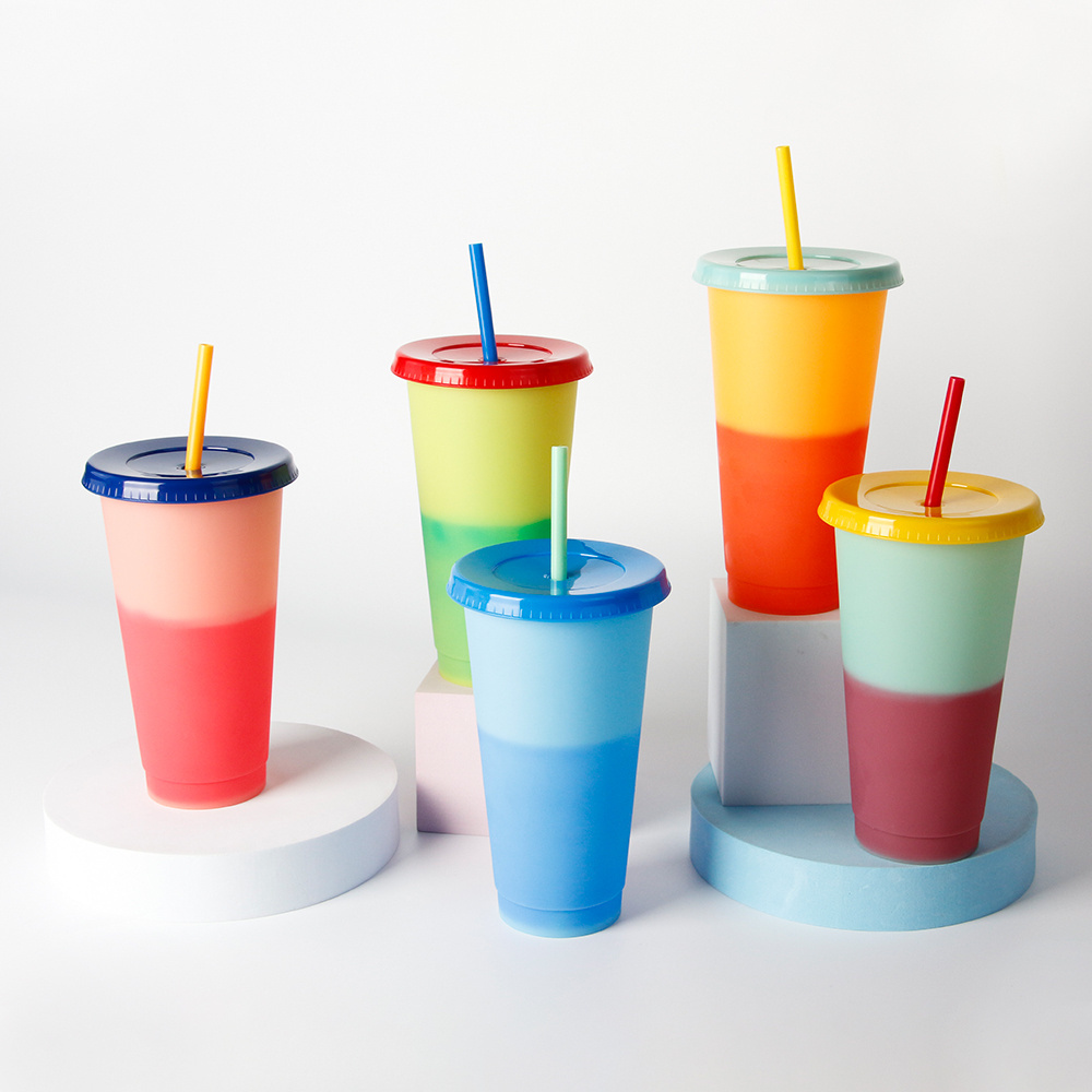 Novelty tall unique manufacturers reusable pp coffee custom bubble tea plastic cups for drinking