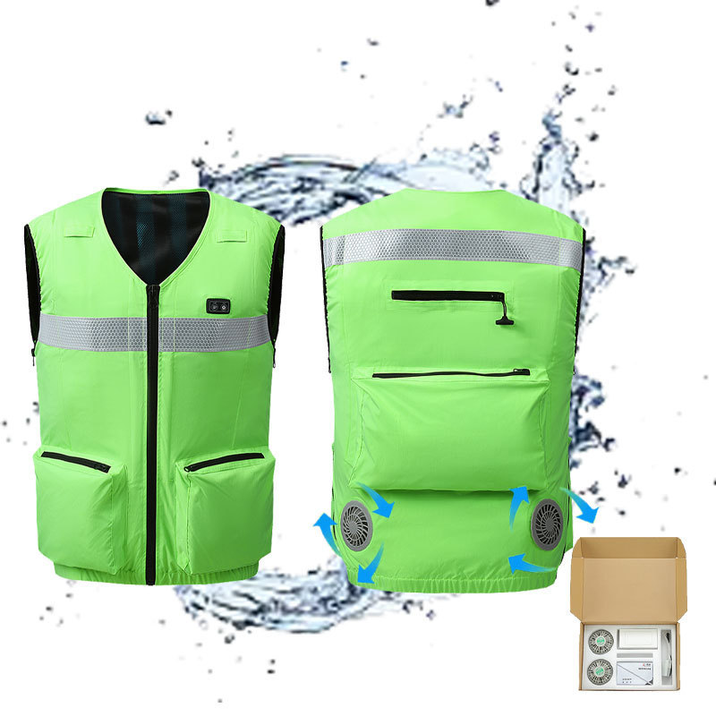 Outdoor work Fishing Rock Climbing Biking Men Women Cooling vest Cool Air conditioning vest with cooling ice pack Cooling vest