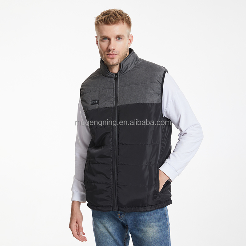 Customized Smart USB Charging Fever Vest Men's Jacket battery powered heated vest hunting heated vest