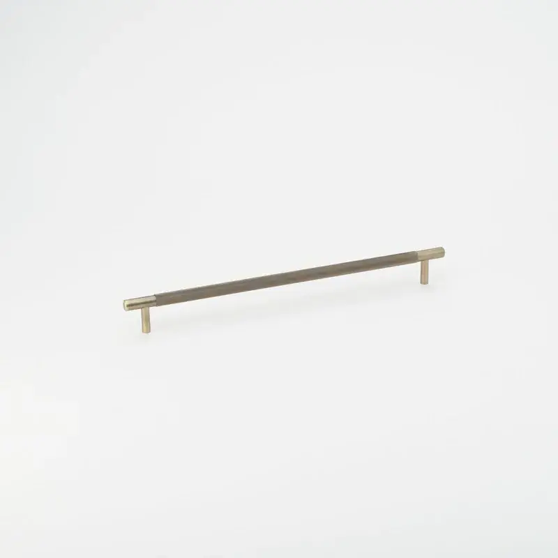 Solid Aged Brass Linear Cabinet Pull Drawer Handle by MUGHALCRAFTS