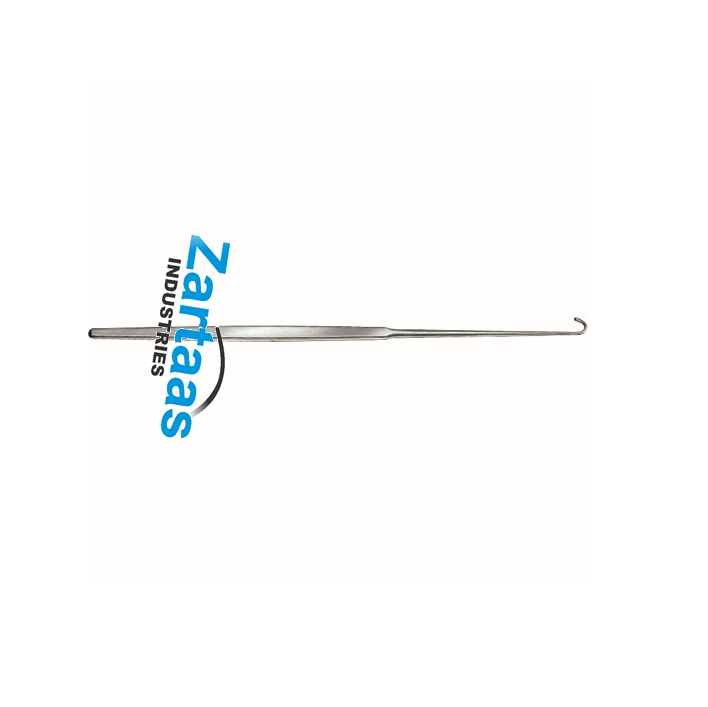 High Quality Stainless Steel Non-Sterile Groningen Nerve Hook Curved length 26 centi meter surgical instrument