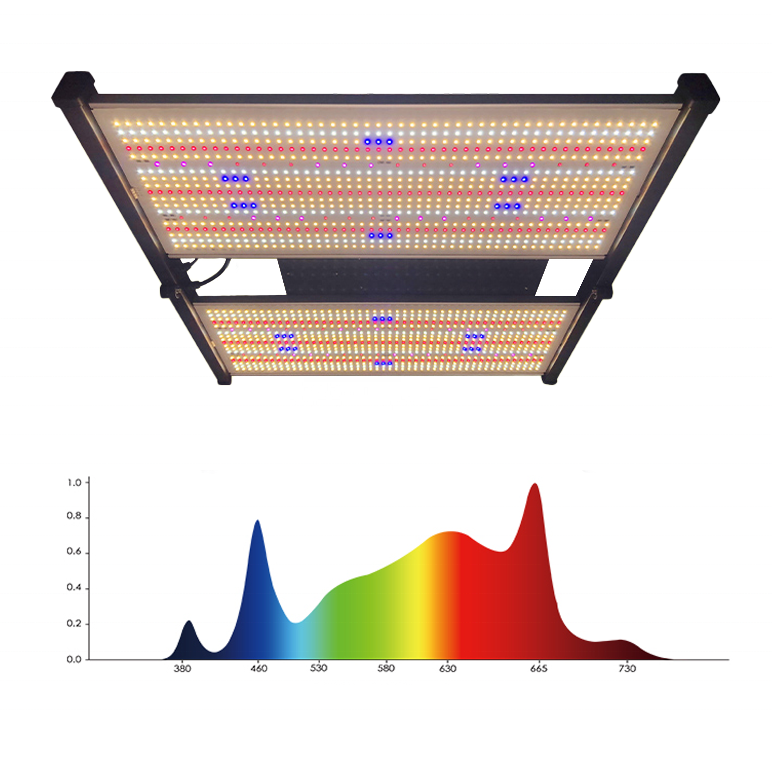 New Arrival Full Spectrum UV IR LED Grow Lamp Board for Veg and Bloom Samsung Chips 480w 650w Quantum Panel LED Grow Light