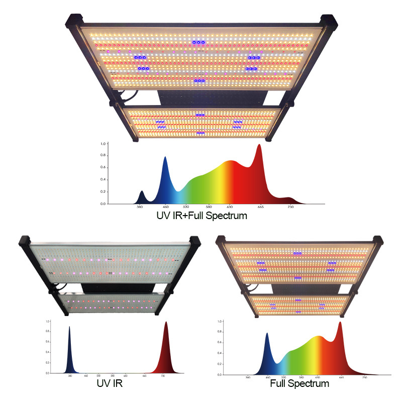 New Arrival Full Spectrum UV IR LED Grow Lamp Board for Veg and Bloom Samsung Chips 480w 650w Quantum Panel LED Grow Light