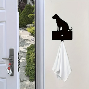 Lovely Dog Keychain Hook Decoration Metal Hook for Clothing and Hat Rear Door Wall Organizer