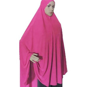 H0126 Traditional islamic clothing women prayer long hijab muslim Khimar jilbabs shawl plus size custom woman clothes