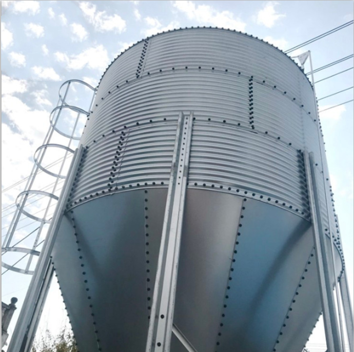 High Quality 1000 Tons Galvanized Stainless Steel Feed Silo 30 Tonne Storage for Plastic Resin New Condition for Farms