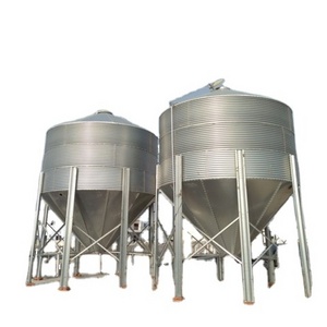 7T high quality and long life span silo for corn grain poultry feed bins small silo transport wheat silo