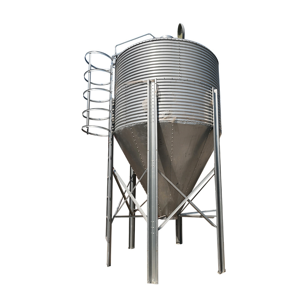 Farm Used Grain Silo 3 T -30 T Small Feed Silo for Poultry Animal Feed Bin