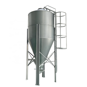 MUHE Chicken Feed Bin Poultry Farm Feed Bins Grain Storage Maize Silo for Hot Sale