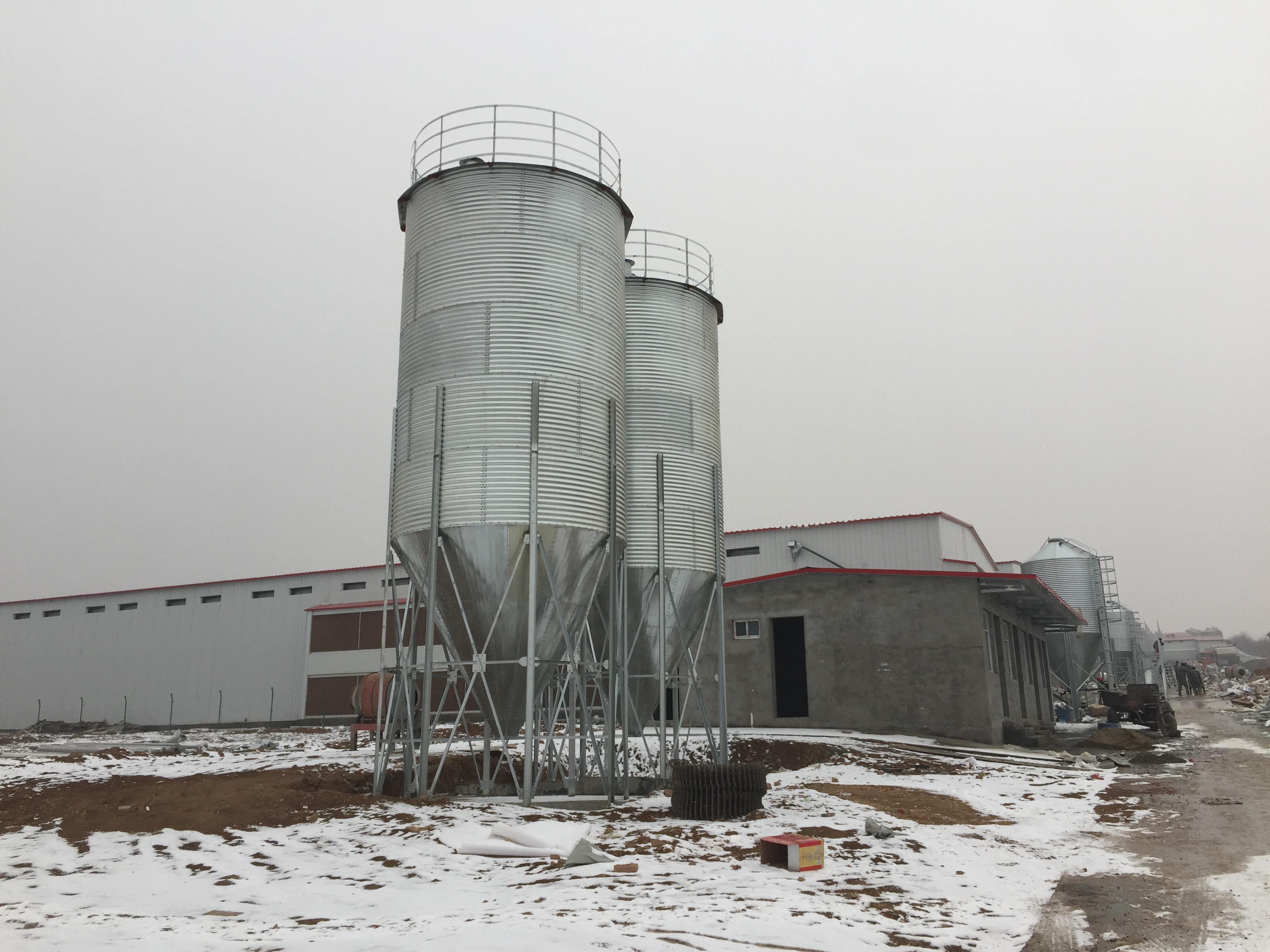 3000 Ton Cement Plastic Granules Used Ro System Sale High Quality Maize Storage Silos Mixer Machine